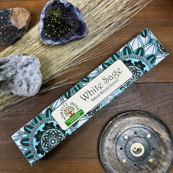 Kadzidełko Masala Namaste Mandala – Biała Szałwia