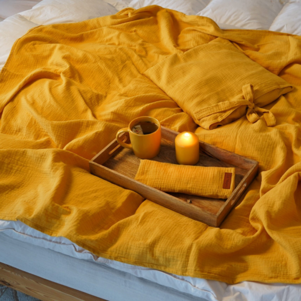 Zestaw do joga nidra, shavasana – muślinowy – Sun