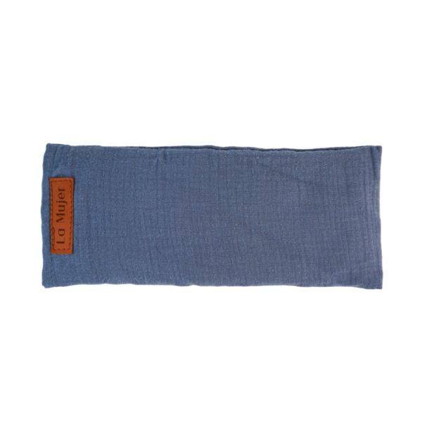 Zestaw do joga nidra, shavasana – muślinowy – Grey Blue