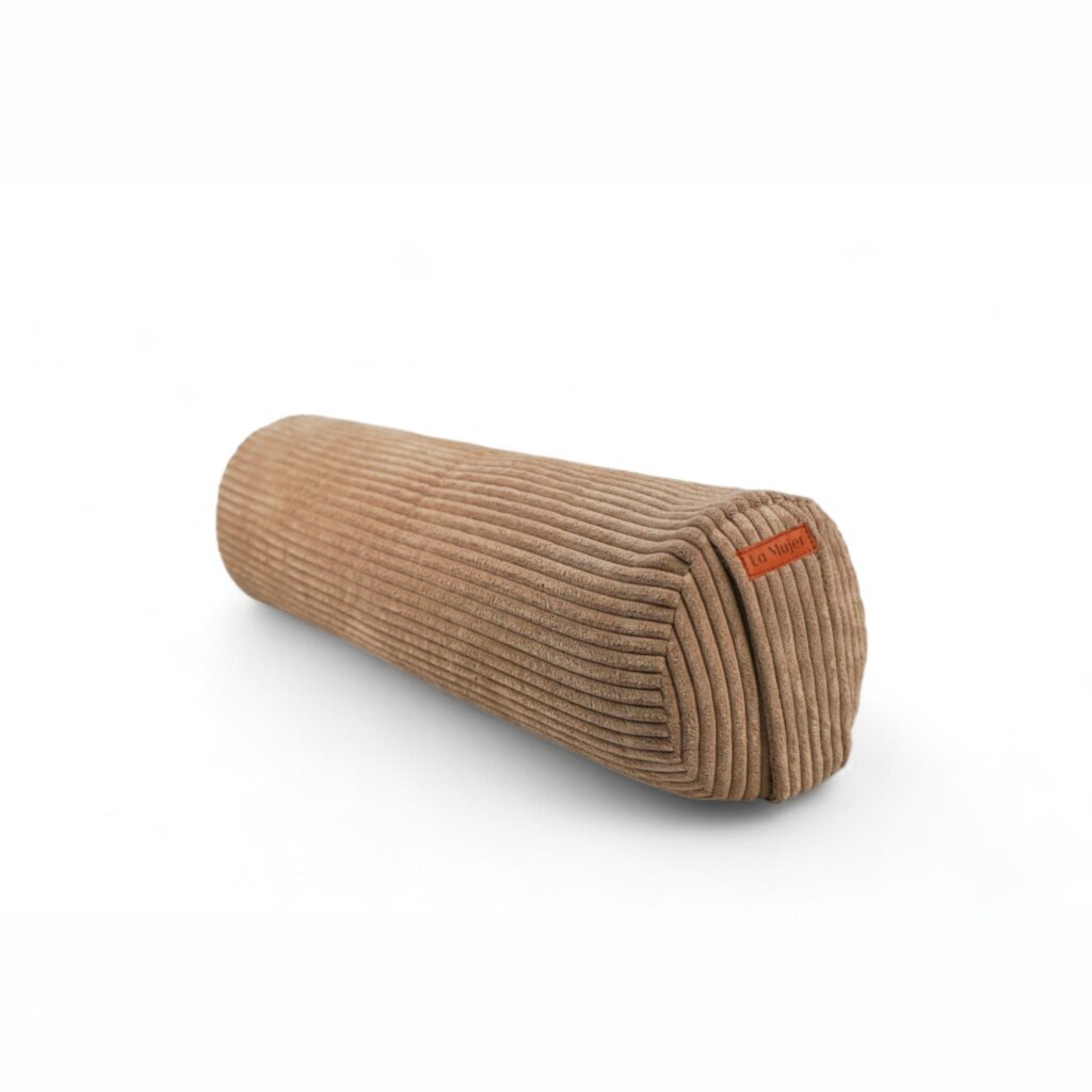 Wałek do jogi z gryką, bolster - Toffee
