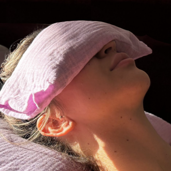 Zestaw do joga nidra, shavasana – muślinowy – Lavenda