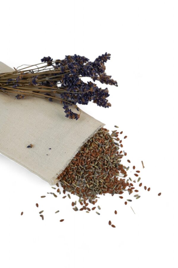 Poduszka na oczy z siemieniem i lawendą – Botanical