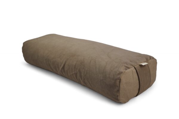 Wałek do jogi z gryką, bolster – latte