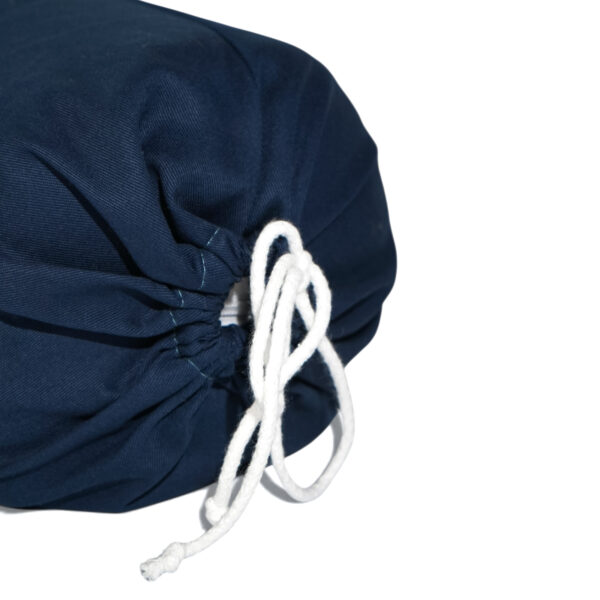 Wałek do jogi z gryką, bolster – granatowy natural cotton