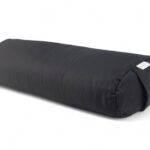 Wałek do jogi z gryką, bolster - black cotton