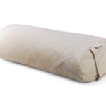 Wałek do jogi z gryką, bolster- natural cotton flat