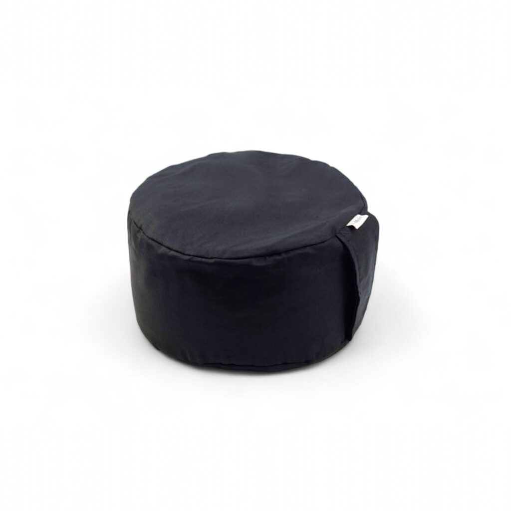 Poduszka do medytacji, zafu z gryką – black cotton