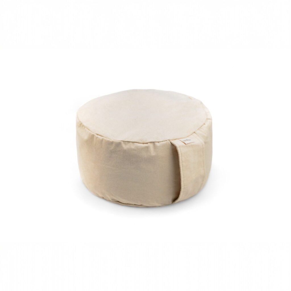 Poduszka do medytacji, zafu z gryką – natural cotton