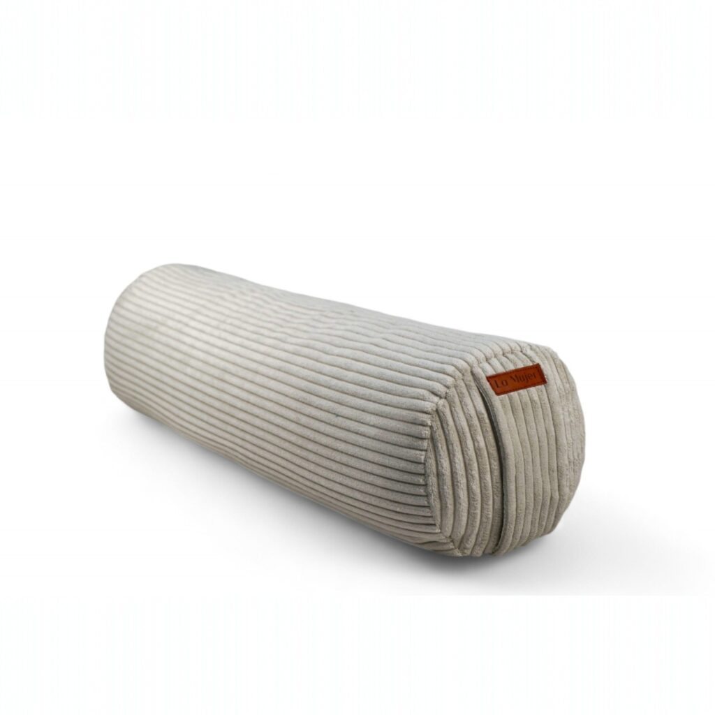 Wałek do jogi z gryką, bolster - Pearl