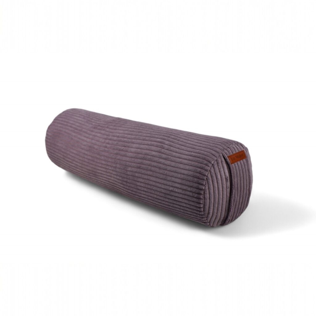 Wałek do jogi z gryką, bolster - Lavender