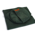 Pokrowiec na wałek z łuską gryki, bolster - winter moss