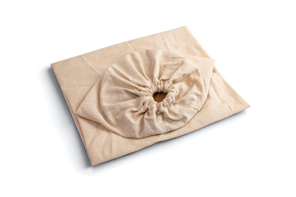 Pokrowiec na wałek z łuską gryki, bolster – natural cotton